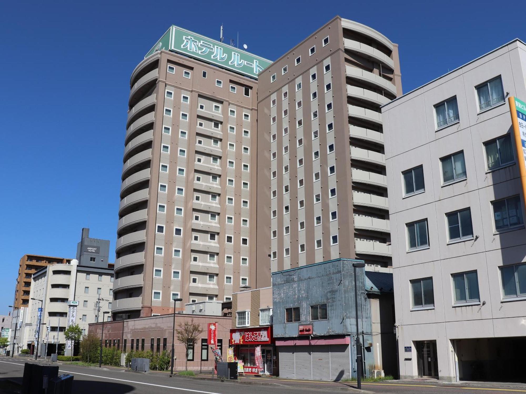 Hotel Route-Inn Chitose Ekimae Exterior foto